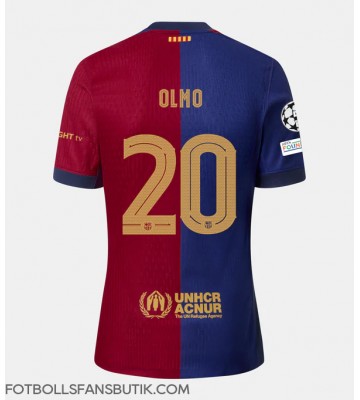 Barcelona Dani Olmo #20 Replika Hemmatröja 2024-25 Kortärmad